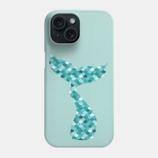 Aqua Mermaid Scales Phone Case