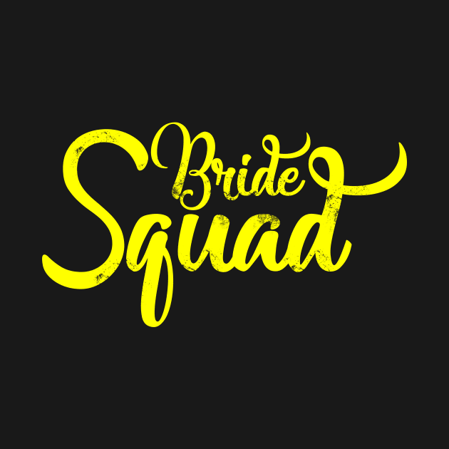 Bride Squad Cute Bachelorette Wedding Group Party by theperfectpresents