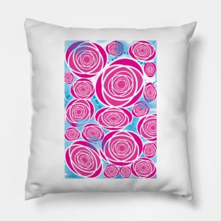 Purple Rose Pillow