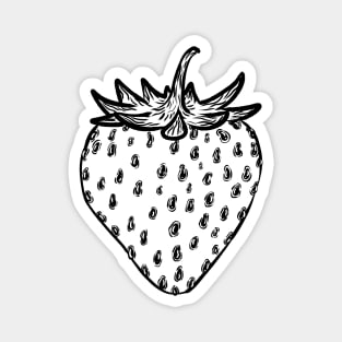 simple strawberry Magnet