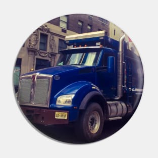 Truck Midtown City Street Manhattan NYC Pin