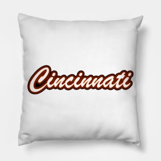 Football Fan of Cincinnati Pillow