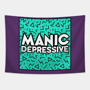 Manic Depressive Slogan Tapestry