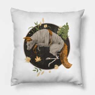 Halloween autumn fox mummy Pillow