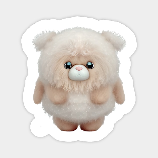 Fluff the Cozy Companion Magnet by PixelProphets