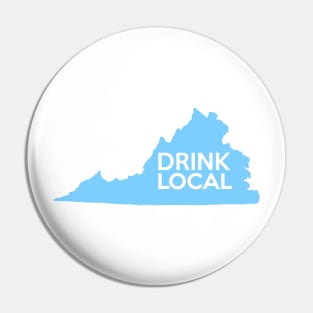 Virginia Drink Local VA Blue Pin