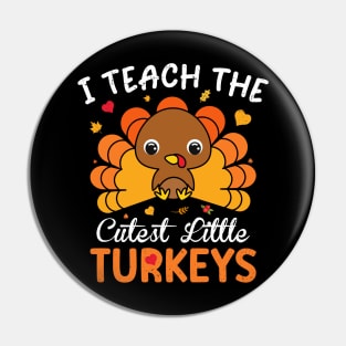 I teach the cutest little turkeys for teacher thanksgiving Pin