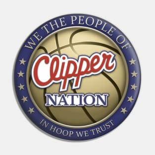 Clipper Nation - Los Angeles Basketball Pin