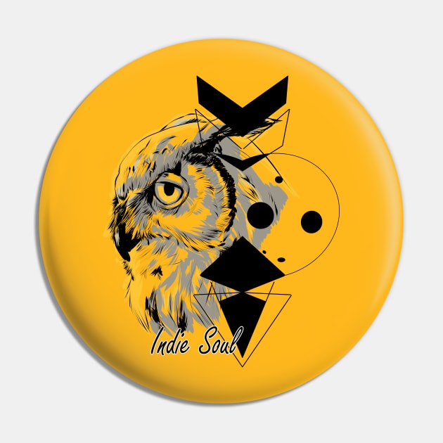 Indie Soul Gray Pin by Cridex