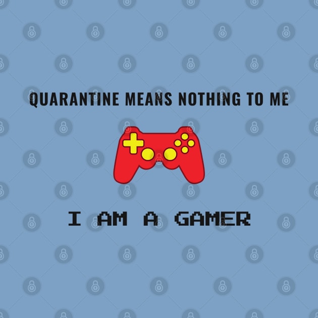 I am a Gamer. Quarantine is my middle name. by Cheel