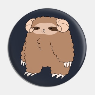 Ram Sloth Pin