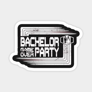 Bachelor Party Game Over Magnet