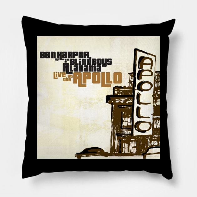 Live At Album Cover Pillow by LukasianArt