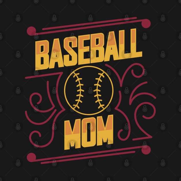 Baseball Mom. Sports theme by lakokakr