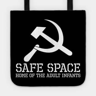 Safe Space Political Anti Communist Baby Socialist SJW Tote