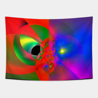 Freaky Fractal Split Image Tapestry