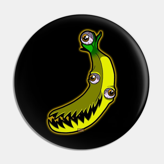 Spooky Banana Pin by AJH designs UK