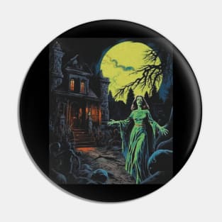 welcome to the haunted house Pin