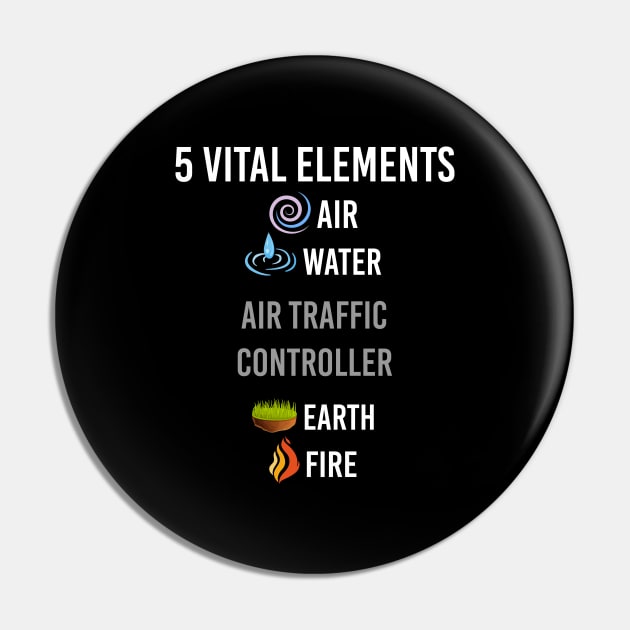 5 Elements Air Traffic Controller Pin by blakelan128