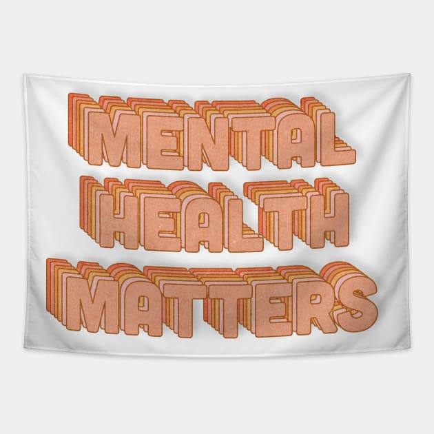 Mental Health Matters Tapestry by Designed-by-bix