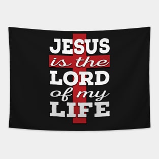 Jesus is Lord (white and red) Tapestry