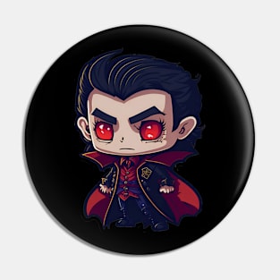 Chibi Style Dracula Pin