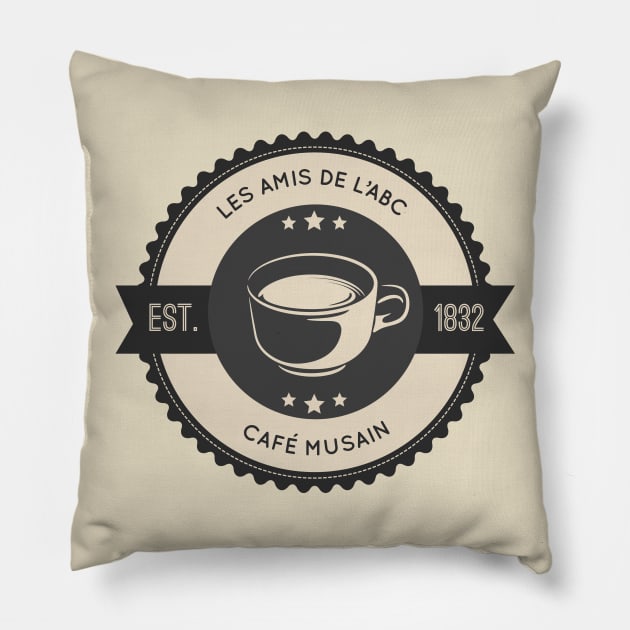 Cafe Musain 3 Pillow by byebyesally