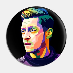 Mesut Ozil Wpap Pop Art Pin