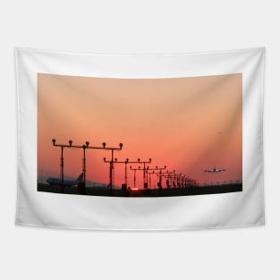 Airport runway (T610/0424) Tapestry