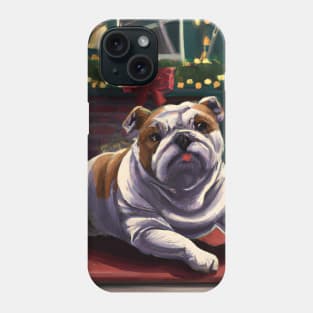 Cute Bulldog Drawing Phone Case