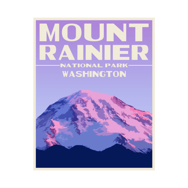 Mount Rainier by IDesignTShirtsBro