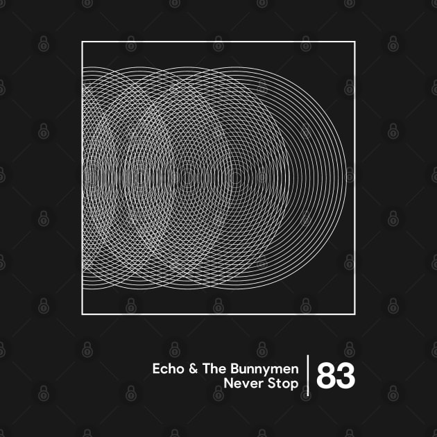 Echo & The Bunnymen - Minimalist Style Graphic Artwork by saudade