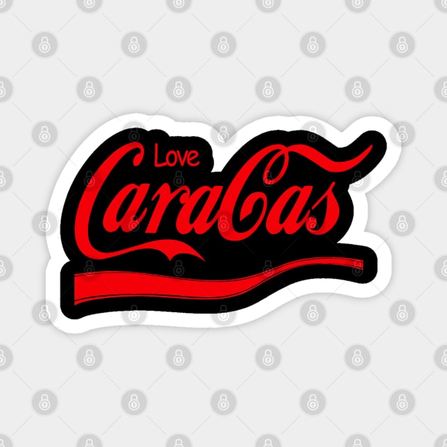 Love Caracas Magnet by Cervezas del Zodiaco