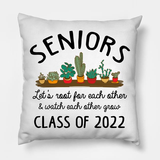 Seniors Class of 2022 Pillow by KsuAnn