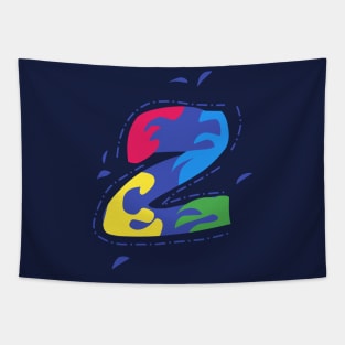 Letter Z Tapestry