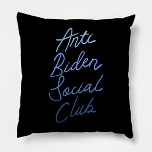 Anti Biden Social Club Pillow