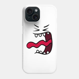 Funny Cartoon Face Angry Phone Case