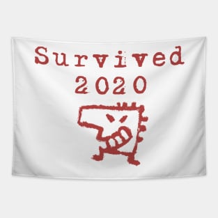 Survivor of the Corona virus 2020 t-shirt Tapestry