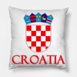 Croatia - Coat of Arms Design Pillow
