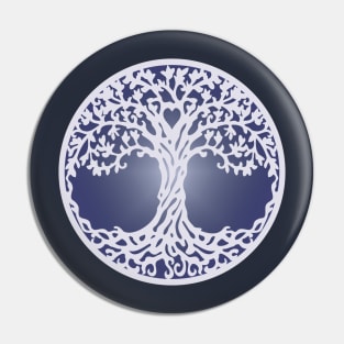 Celtic Tree of Life Circle Pin