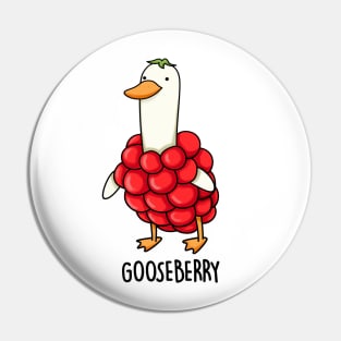 Gooseberry Funny Animal Pun Pin