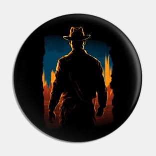 Silhouette of Adventure Pin