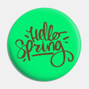 Hello, Spring ! Pin