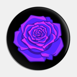 Purple Rose Pin