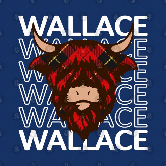 Clan Wallace - Hairy Coo by Taylor'd Designs