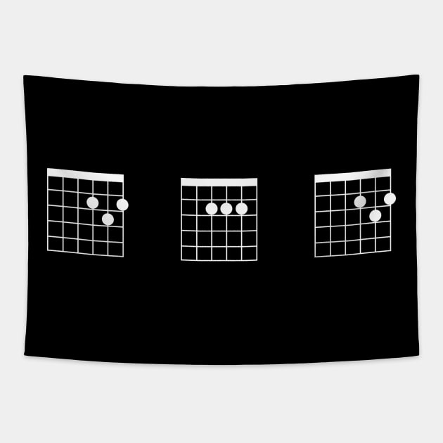 Guitar Dad Father's Day Tapestry by spiralrewind