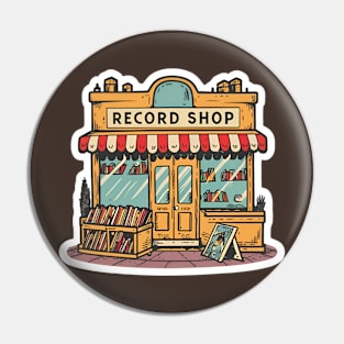 Record shop Pin