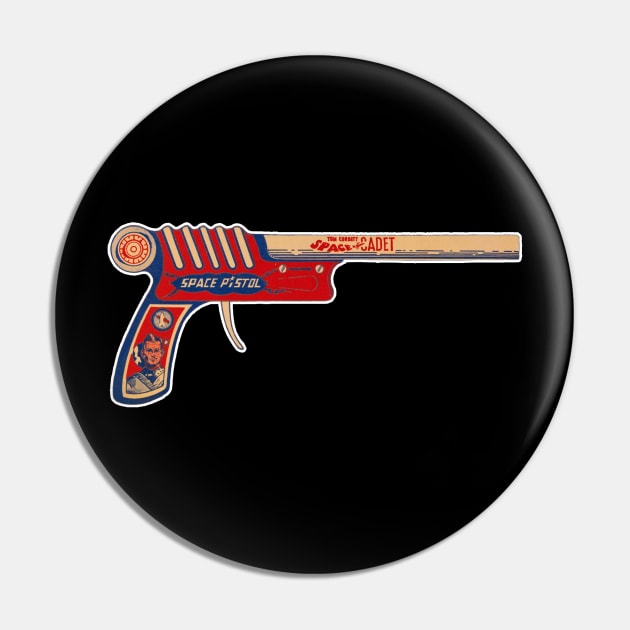 Tom Corbett Space Cadet SPACE GUN Pin by RetroZest