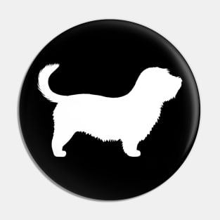 Glen of Imaal Terrier Silhouette - Long Tail Pin