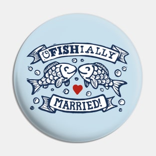 Officially Married Fish Pin